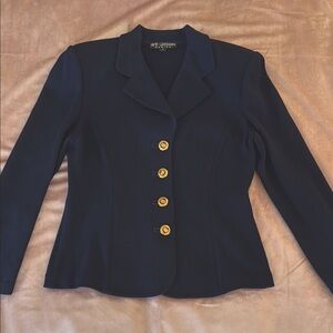 St. John Navy Women's Knit Blazer